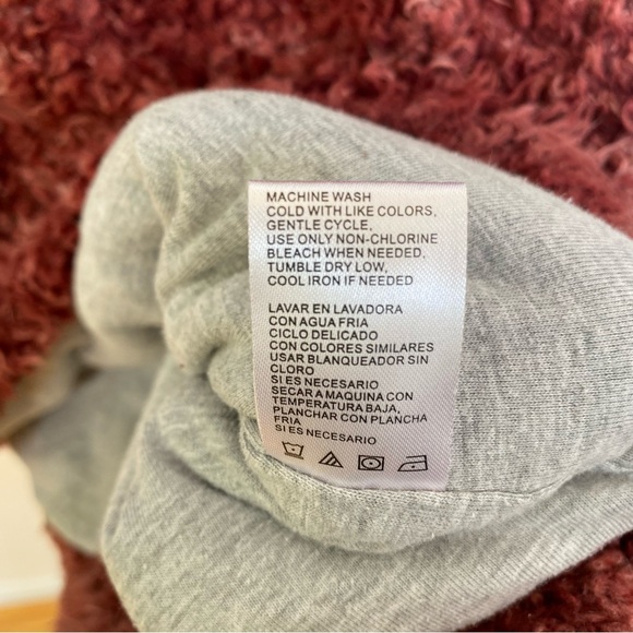 Weatherproof Vintage 1948 Cranberry Red‎ Faux Shearling Quarter Zip - Picture 5 of 7